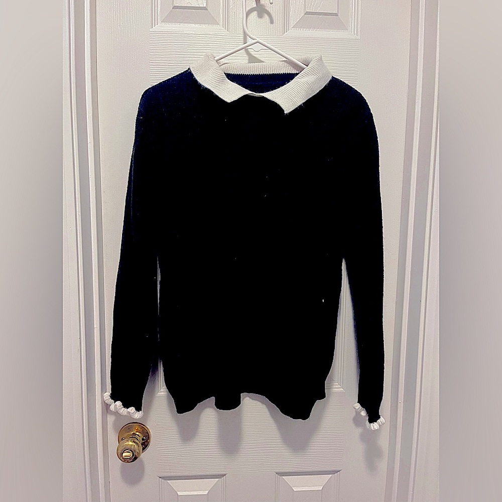 Amazon sweater with collar